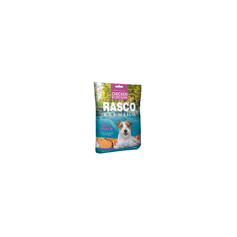 RASCO - Sushi di pollo e merluzzo- snack morbido