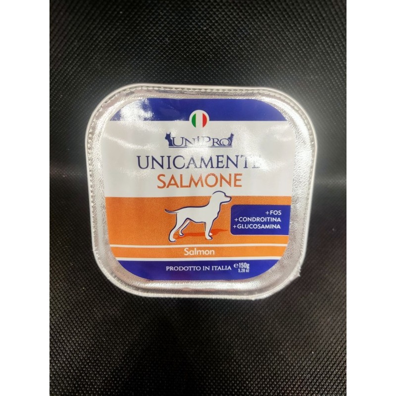 Unicamente Salmone UniPro 150g | Paté Monoproteico Cane