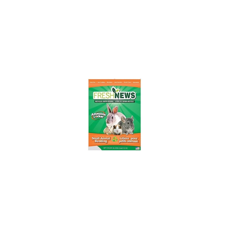 FRESH NEWS - LETTIERA IN PELLET DI CARTA PER PICCOLI ANIMALI (Cavie, Criceti, Gerbilli ...)